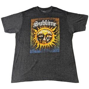 Sublime Heather Gray Short Sleeve Graphic T-Shirt - Men XL
